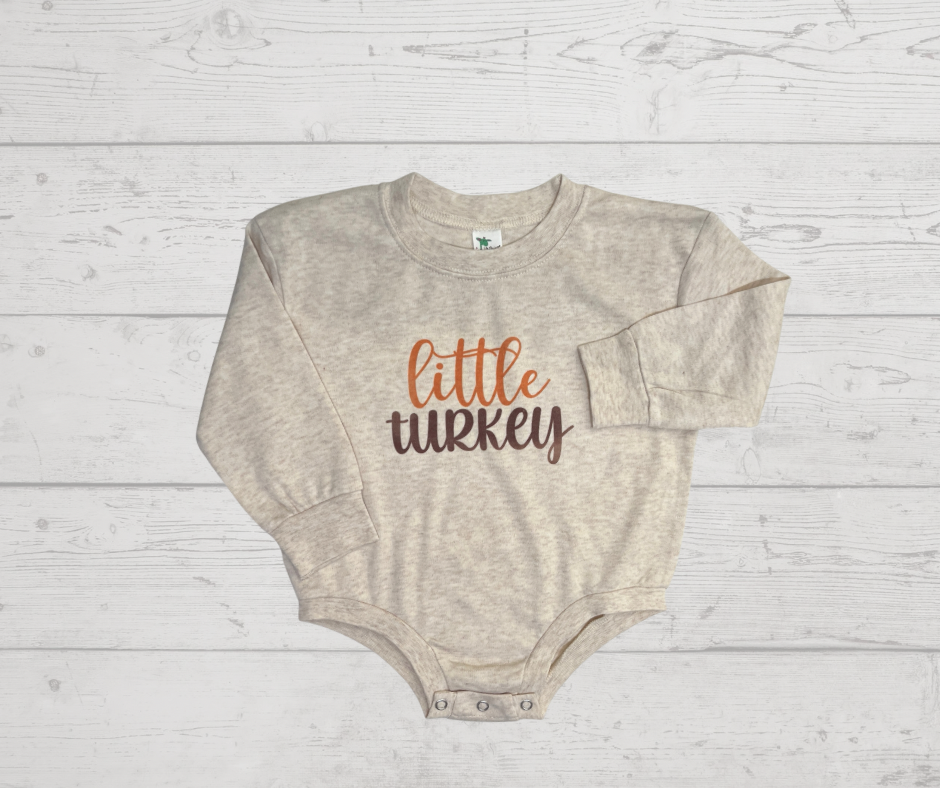 Little Turkey Baby Romper