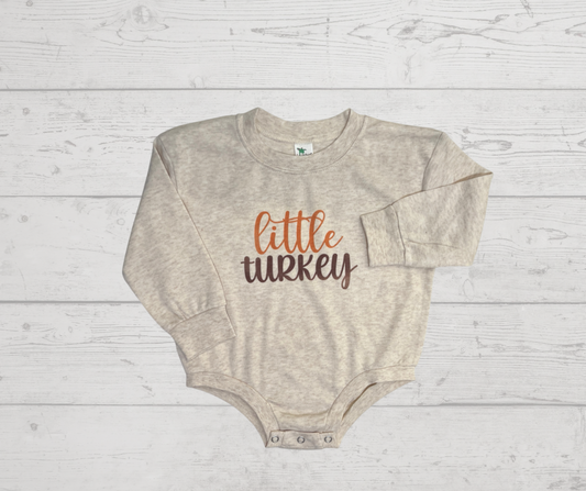 Little Turkey Baby Romper