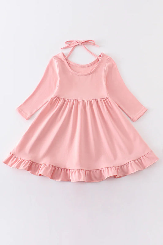 Pink Ruffle Dress