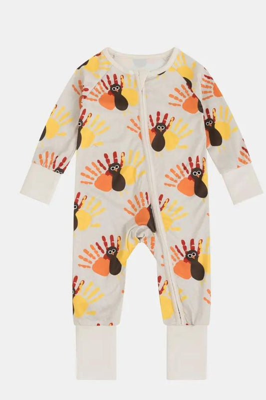 Handprint Turkey Pajamas