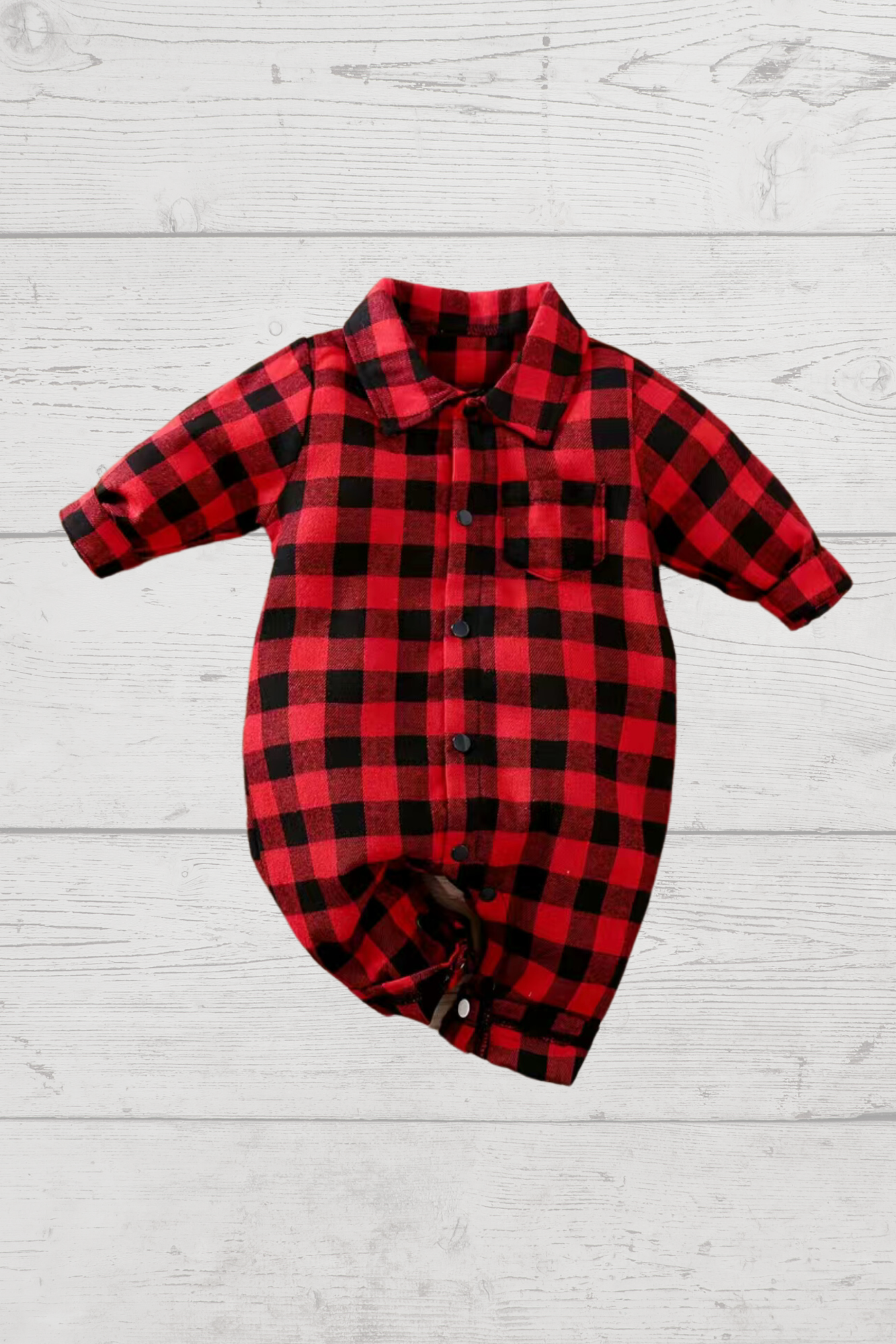 Buffalo Plaid Baby Jumper