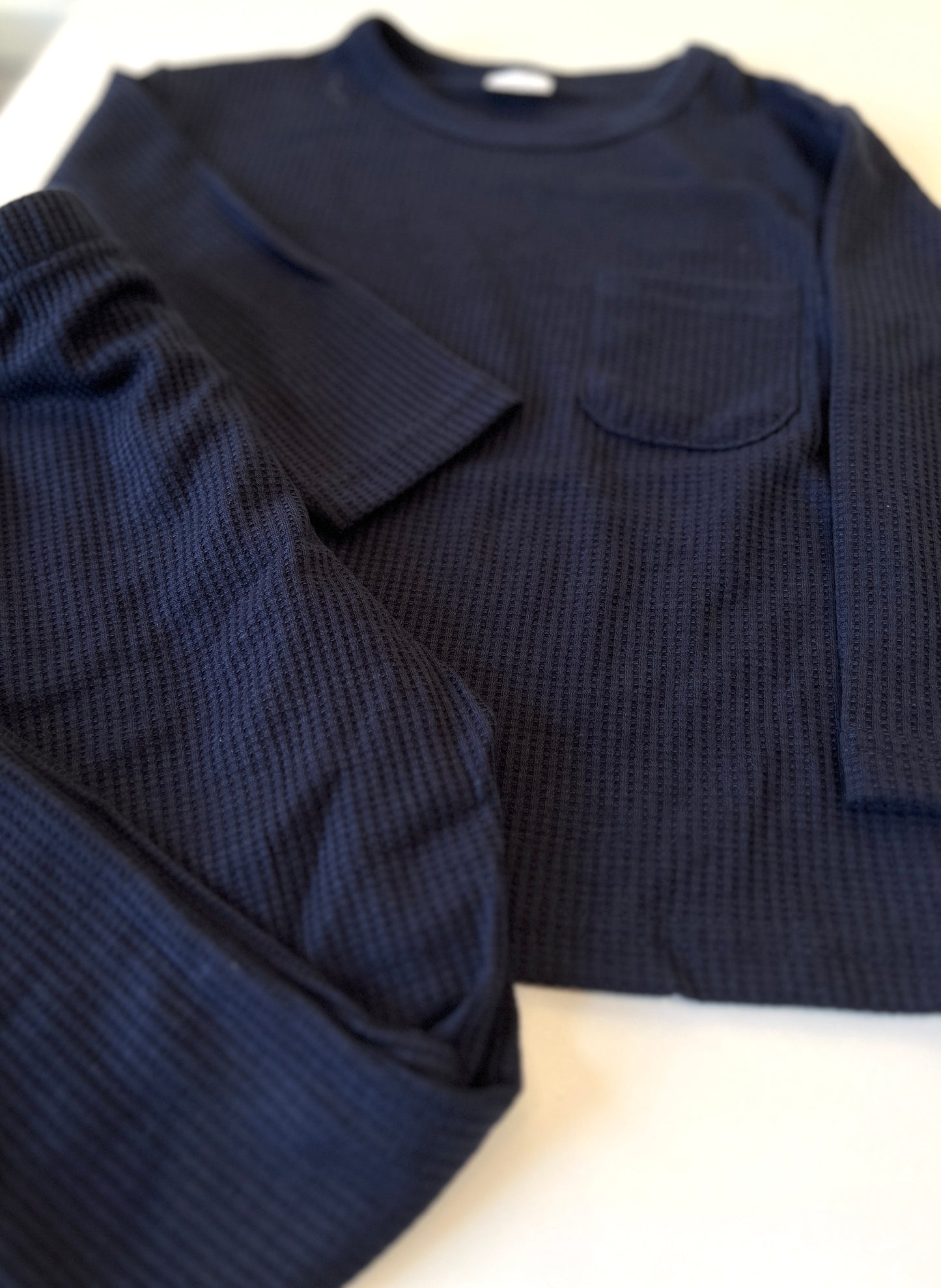 Long-Sleeve Crew Neck Shirt and Pants Set