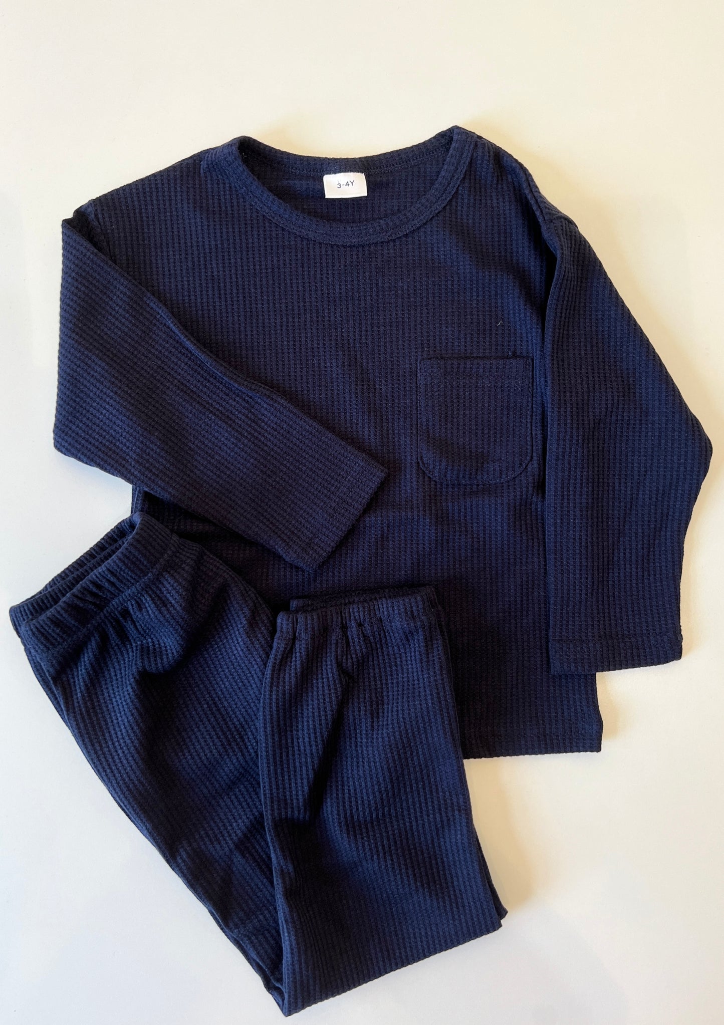 Long-Sleeve Crew Neck Shirt and Pants Set